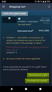 Help I Have Hitman 2 In My Steam Library Because I Own Hitman 1 Goty