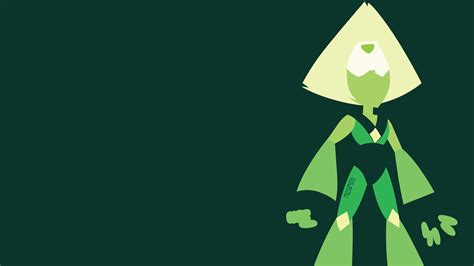 Steven Universe Peridot With Green Background Hd Movies