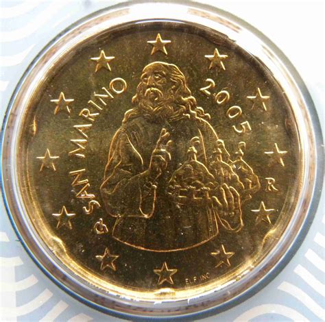 San Marino Euro Coins Unc 2005 Value Mintage And Images At Euro Coinstv
