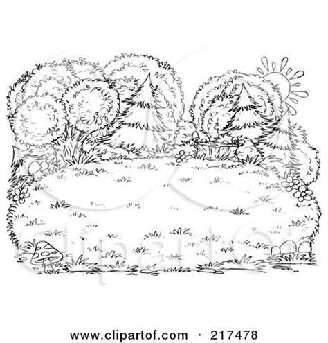 Grass trees textures grass textures trees textures trees grass tree decoration symbol background nature decorative green plant decor leaf natural backdrop template ornament element almost files can be used for commercial. Royalty-Free (RF) Clipart Illustration of a Coloring Page Outline Of A Sun Behind Lush Trees And ...