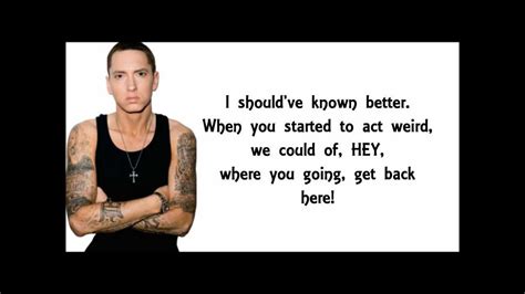 Eminem Kim Lyrics Hd Youtube