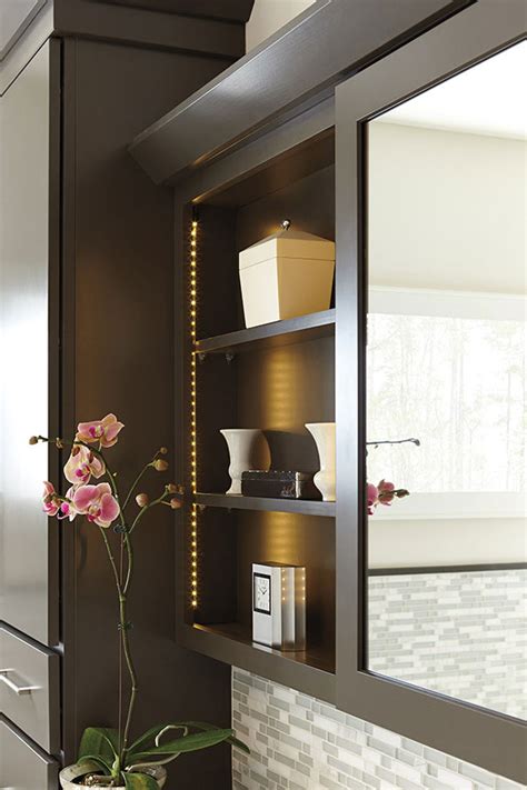 This way, when you're stumbling around the kitchen in the middle of the. LED Flexible Strip Cabinet Lighting - Kemper