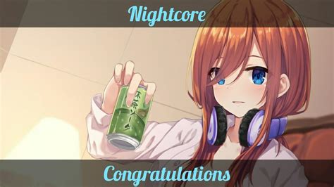 Nightcore Congratulations Lyrics Pewdiepie Youtube