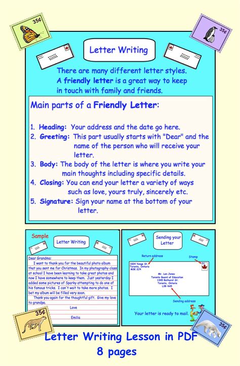 Letter Writing Lesson Plans