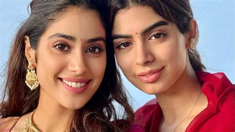 Khushi Kapoor And Janhvi Kapoor Deck Up Ethnic Seems Pay Tribute To