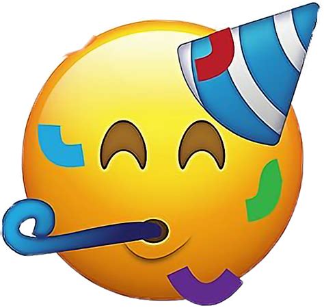 Ios12 Party Emoji Emojis Face Happy Partytime Partyhat