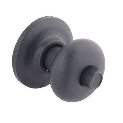 Shop Yale Security Yh Cambridge Textured Black Round Push Button Lock