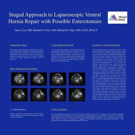 Staged Approach To Laparoscopic Ventral Hernia Repair With Possible