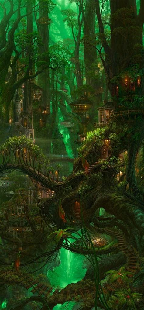 Epic Fantasy Landscape Fantasy Forest Fantasy City