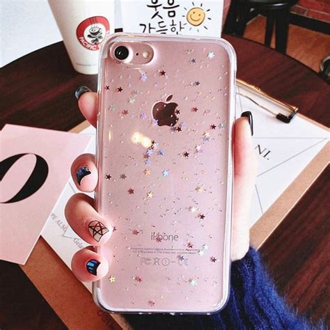 For Iphone 7 Plus Iphone 8 Case Star Silicon Soft Coque For Iphone 6s 6