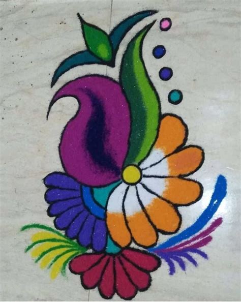 Can Anyone Post Some Quick And Easy Rangoli Designs Quora