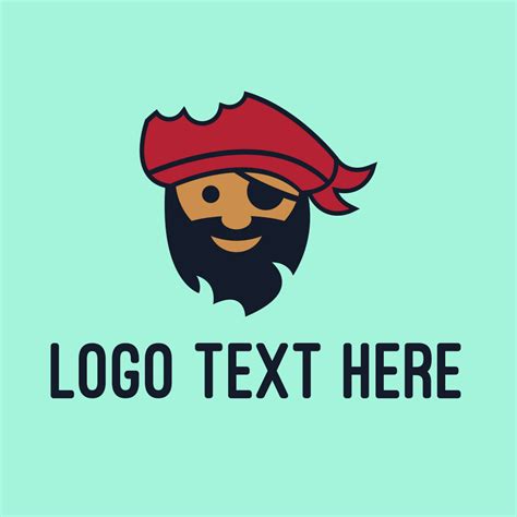 Cute Pirate Head Logo Brandcrowd Logo Maker