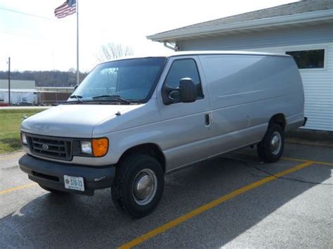 Find Used 2003 Ford E 350 Base Extended Cargo Van 2 Door 54l In