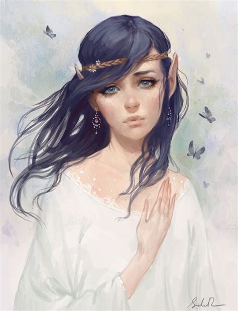 Beautiful Female Digital Portraits By Selenada Fantasy Fantasy