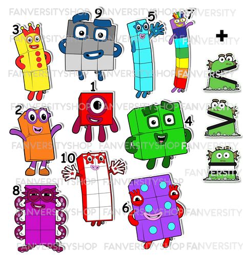 Numberblocks Magnetic Set 1 To 100 And Multiplication Dry Etsy Uk