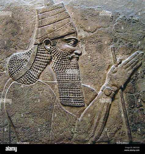 Iraq Tiglath Pileser Iii King Of Assyria C Bce Gypsum