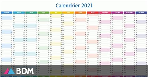 Calendrier 2021 semaine à imprimer gratuit. Calendrier 2021 à imprimer : jours fériés, vacances ...