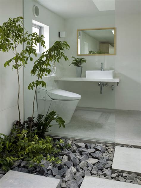 Alluring Desaign Picture Ideas Inspiration With Fresh Bathroom Plant On