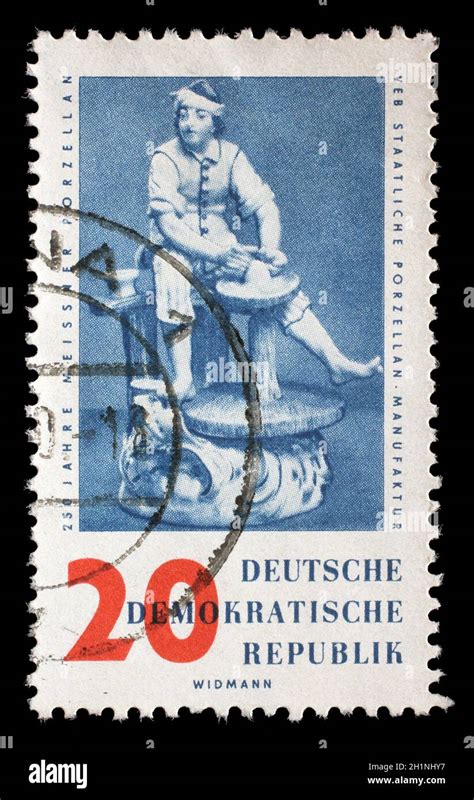 Stamp Issued In Germany Democratic Republic Ddr On Occasion Of The Th Anniversary Of