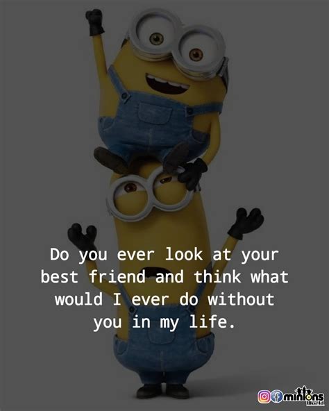 This life's hard, but it's harder if you're stupid. Pin by sara gove on Minions (With images) | Friendship quotes, Funny minion quotes, Cute quotes
