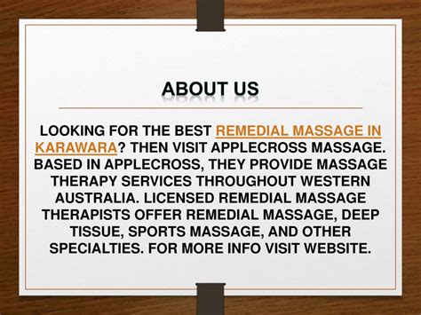 Ppt Best Remedial Massage In Karawara Powerpoint Presentation Free Download Id12371171
