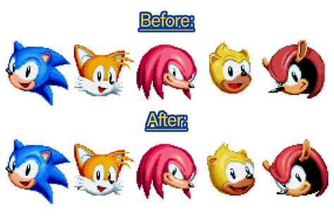 Revamped Icons Sonic Mania Mods