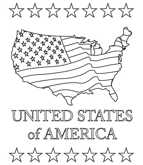 State Flags Of The Usa Coloring Pages