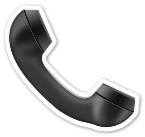 Telephone Receiver | Emojis, Emoticonos, Emoji grande png image
