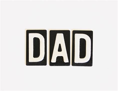 Dad Vintage Metal Letter Tiles Supplies Letters By Becaruns