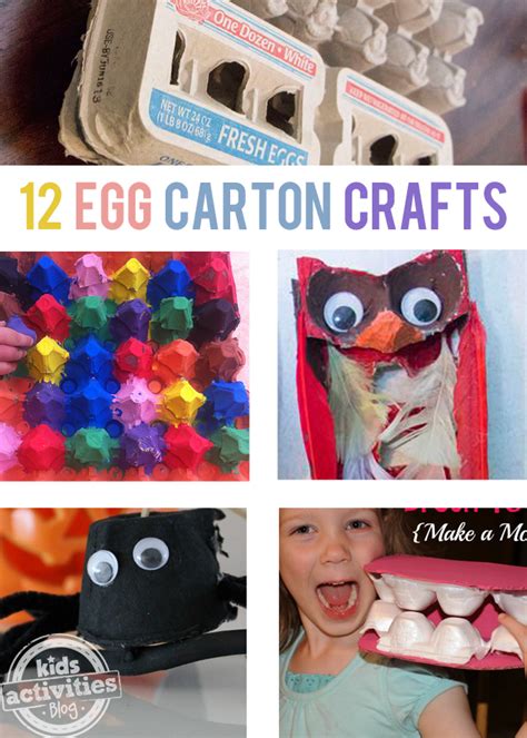 12 Creative Egg Carton Crafts