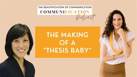 Ep0 Making Of A Thesis Baby The Communification Podcast Youtube