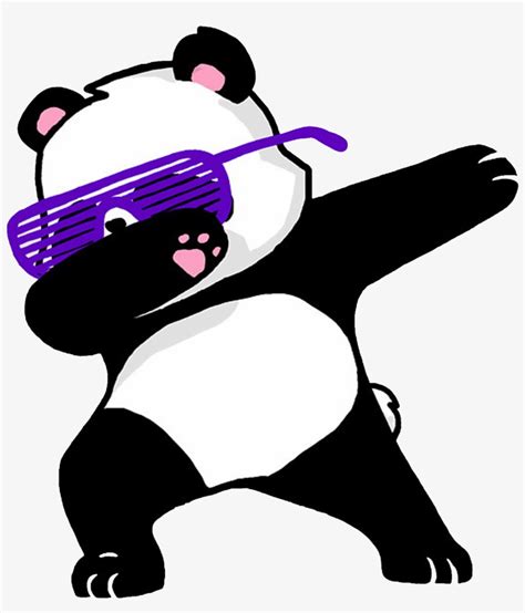 Dabbing Panda Mug Clipart Dabbing Panda Fun Cartoon 2400x3200 Png