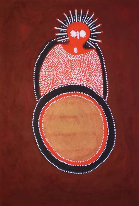 Wandjina Aboriginal God Mythological Painting Workshe