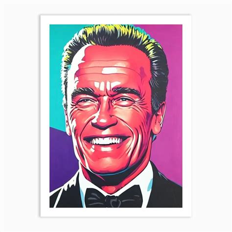 Arnold Schwarzenegger Pop Art Art Print By Lights Camera Action Fy