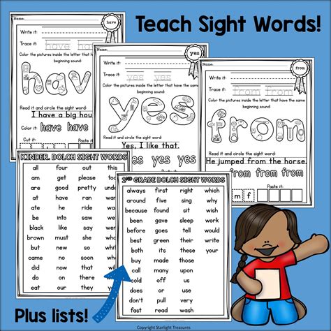 Dolch Sight Words Worksheets And Activities For Early Readers 2