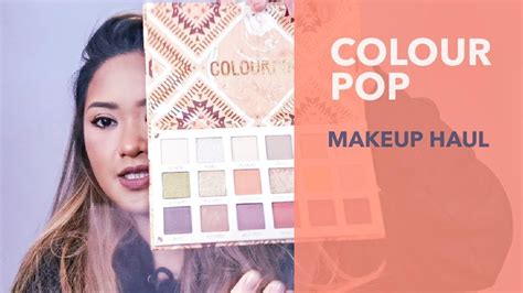 colourpop makeup haul unboxing fantabulous pheng youtube