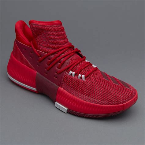 Mens Shoes Adidas Dame 3 Roots Scarlet Bb8337