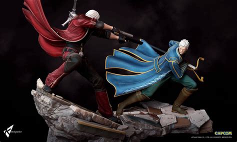 Devil May Cry Sons Of Sparda Diorama Statues By Kinetiquettes The