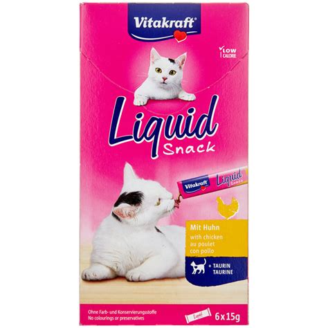 Compra Vitakraft Cat Liquid Snack Pollo 6 X 15 G 90g A Un Prezzo