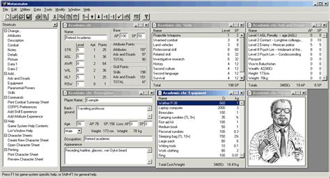 Metacreator Rpg Character Generator Alterego Software