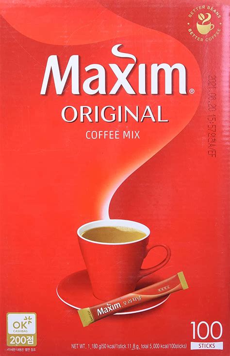 Maxim Original Korean Coffee 100pks Instant Coffee
