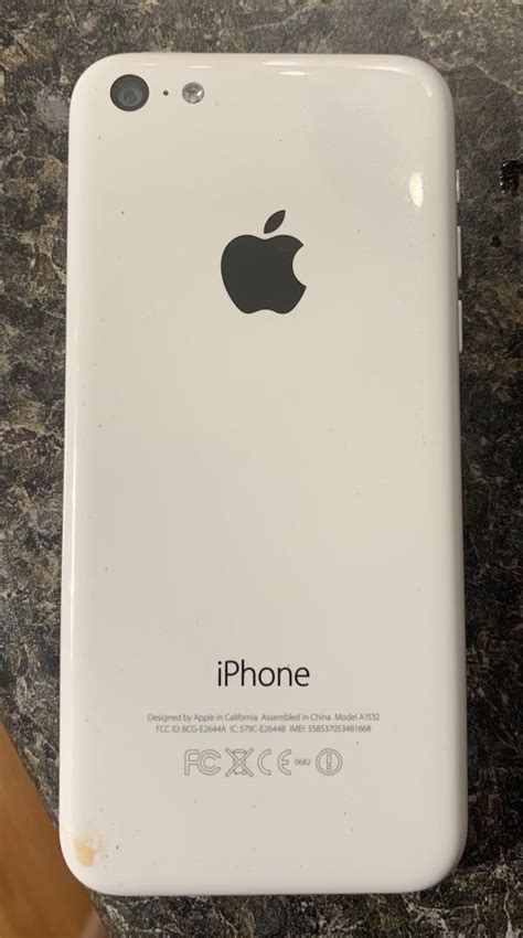 Apple Iphone 5c Unlocked White 32gb A1532 Lrql16827 Swappa