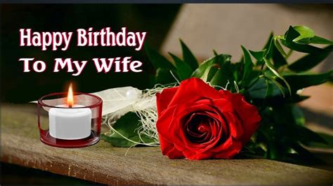 The romantic and sweet words touch the heart of the wife and make the moments between them. Happy Birthday To My Wife - YouTube