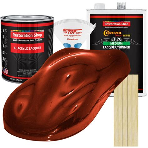 Restoration Shop Firethorn Red Pearl Acrylic Lacquer Auto Paint