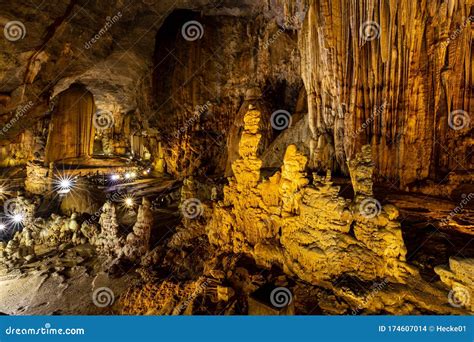 Paradise Cave At Phong Nha Ke Bang In Vietnam Stock Photo Image Of