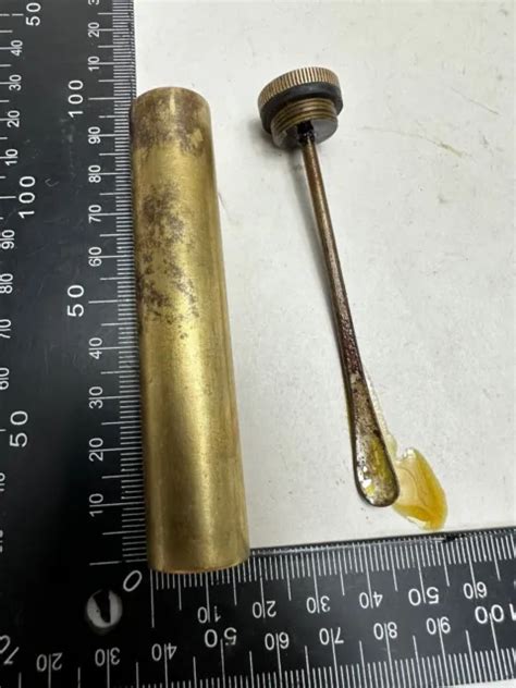 Original Ww1 Ww2 British Army Smle Brass Oil Bottle 2544 Picclick