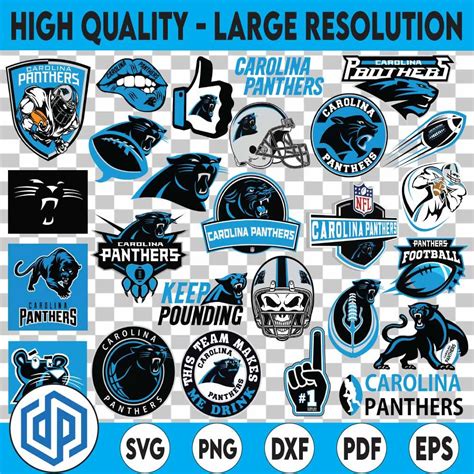 Nfl Teams Football Team Carolina Panthers Basic Editions Silhouette