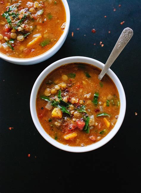 Spiced Vegan Lentil Soup Recipe Healthy Food Recipes Delicious Food