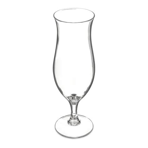 Carlisle 565007 16 Oz Alibi™ Hurricane Glass Polycarbonate Clear