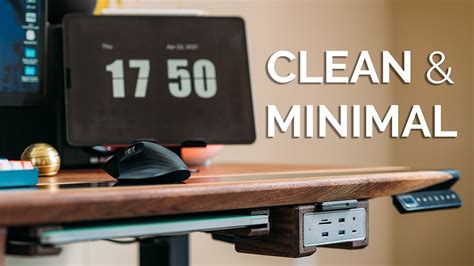 Create A Minimalist Workspace With This Simple Diy Productive Desk